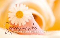 Doppelkarte - Segenswünsche zur Geburt